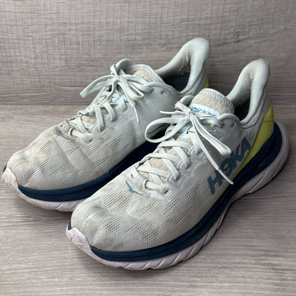 Hoka One One Mach 4 - Blue Glass/ Evening Primrose- Men’s Running Shoes 10D